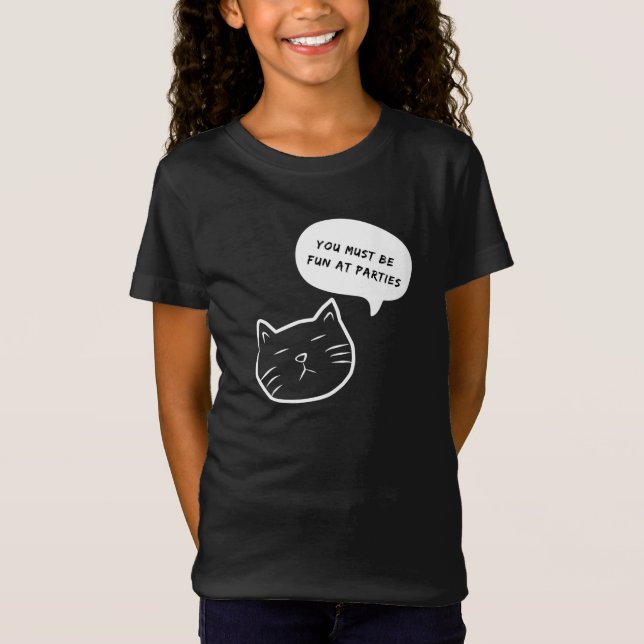 CAMISETA DEBES SER DIVERTIDO FIESTAS DIVERTIDOS BURBUJA DE  (Anverso)