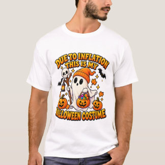 Camiseta Debido a la Inflación Este Es Mi Disfraz de Hallow