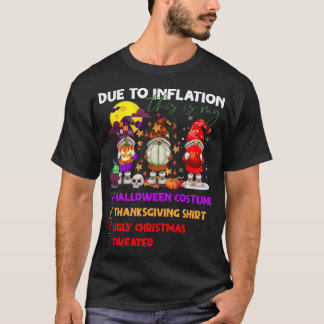 Camiseta Debido A La Inflación Este Es Mi Vestido De Hallow