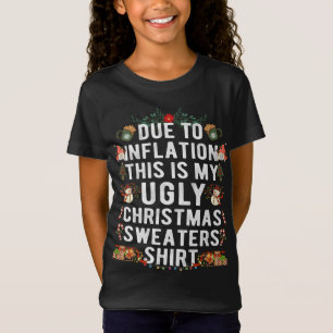 Camiseta Debido a la inflación los Navidades feos suecos so