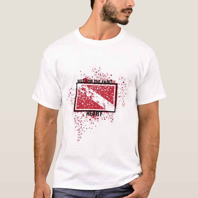 Camiseta débil-de-corazón (Anverso)