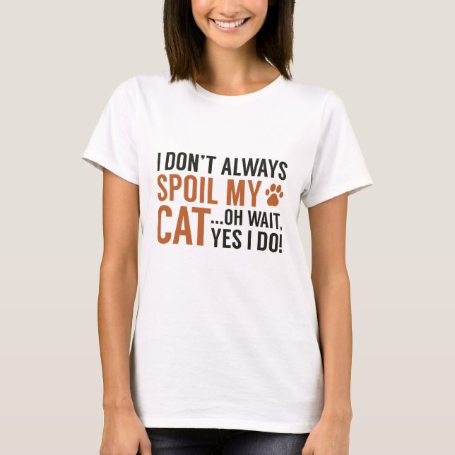 Camiseta Debilitar mi gato (Anverso)