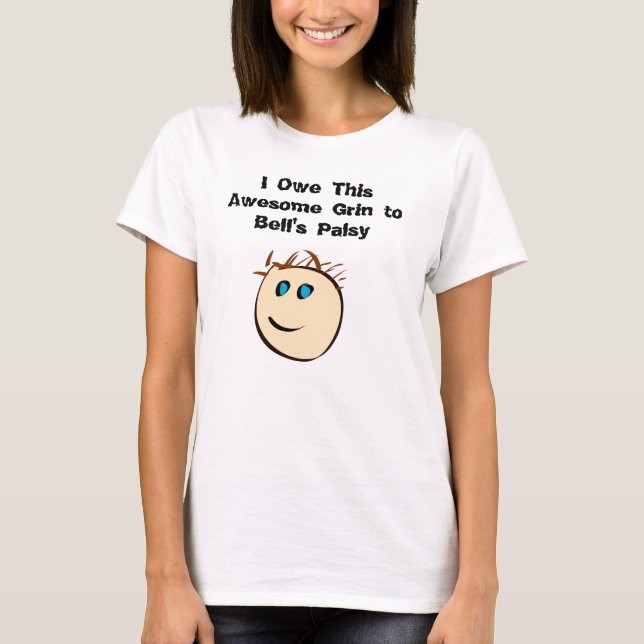 Camiseta Debo esta mueca impresionante a la parálisis de (Anverso)