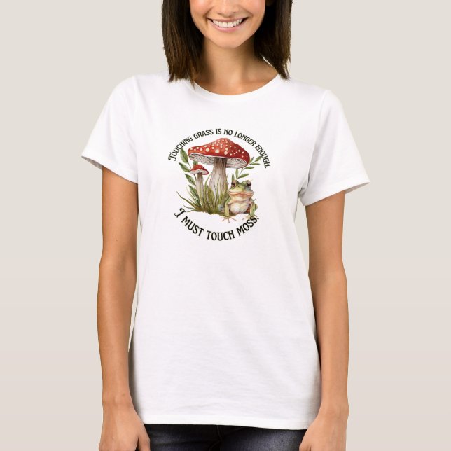 Camiseta Debo tocar musgo (Anverso)