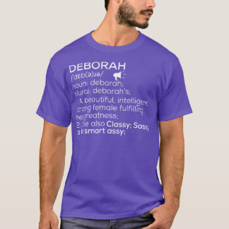 Camiseta Deborah Nombre Definición Deborah Nombre femenino 