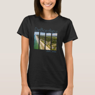 Camiseta DeBordieu Arte de la silueta de Carolina del Sur V