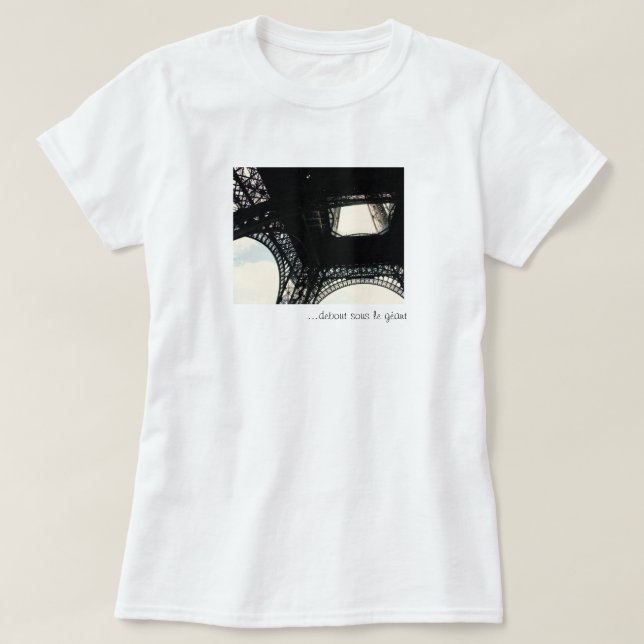 Camiseta … debout le sous géant (Diseño del anverso)