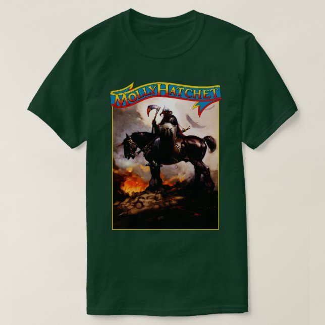 Camiseta Debut Molly LP Hatchet (Diseño del anverso)