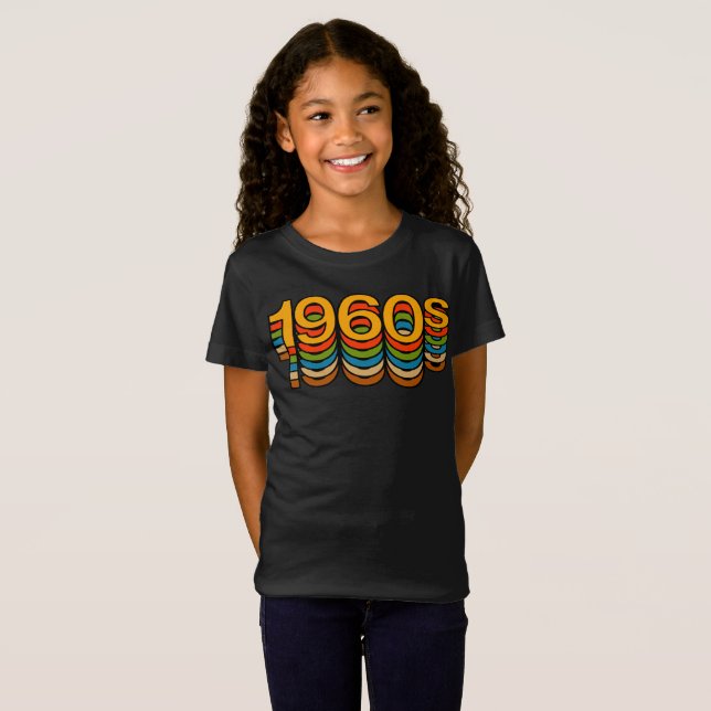 Camiseta Década favorita moderna retro estética de los años (Anverso completo)