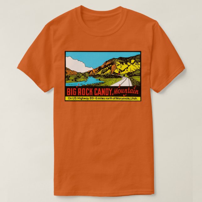 Camiseta Decadencia de viajes de la época de Utah en Big Ro (Diseño del anverso)