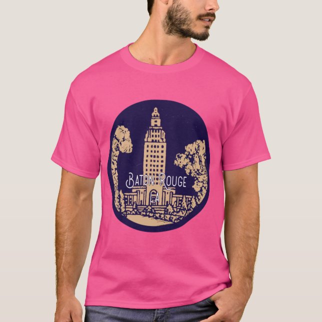Camiseta Decal de época de Baton Rouge (Anverso)