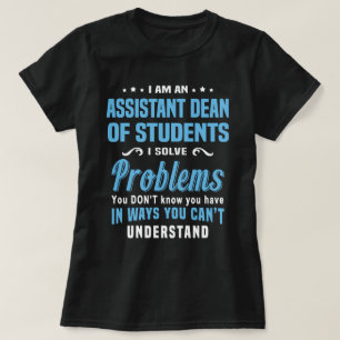 Camiseta Decano asistente de estudiantes