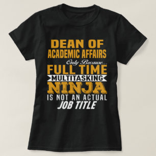 Camiseta Decano de Asuntos Académicos