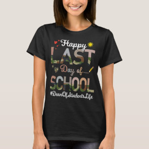 Camiseta Decano De Estudiantes Feliz Día De Última Hora Cam