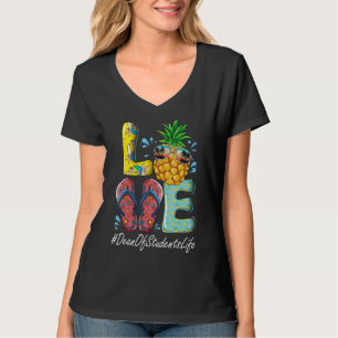Camiseta Decano De Estudiantes Saluda A Verano Feliz Día Pa
