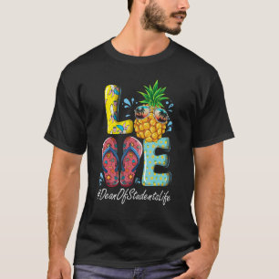 Camiseta Decano De Estudiantes Saluda A Verano Feliz Día Pa
