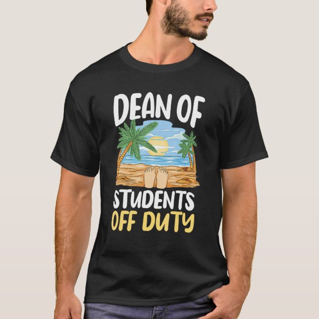 Camiseta Decano De Los Estudiantes Que Desempeñaron Su Carg (Anverso)