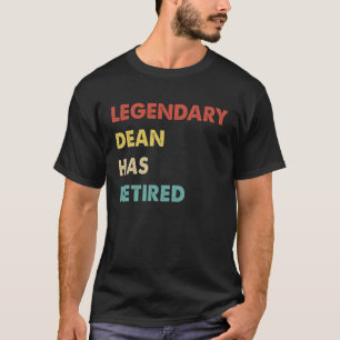 Camiseta Decano Legendario Retro se ha Retirado