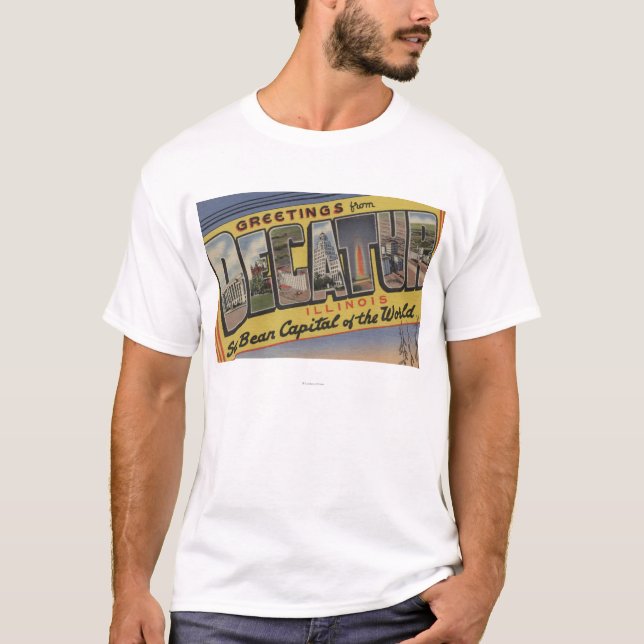 Camiseta Decatur, Illinois (capital de la haba de la soja) (Anverso)