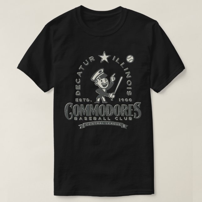 Camiseta Decatur Illinois Commodores (Diseño del anverso)