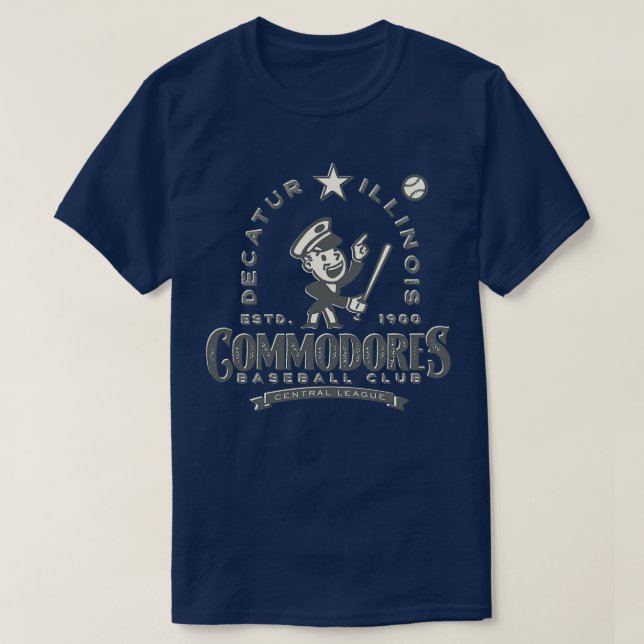 Camiseta Decatur Illinois Commodores (Diseño del anverso)