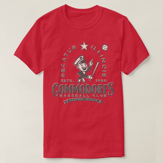 Camiseta Decatur Illinois Commodores (Diseño del anverso)