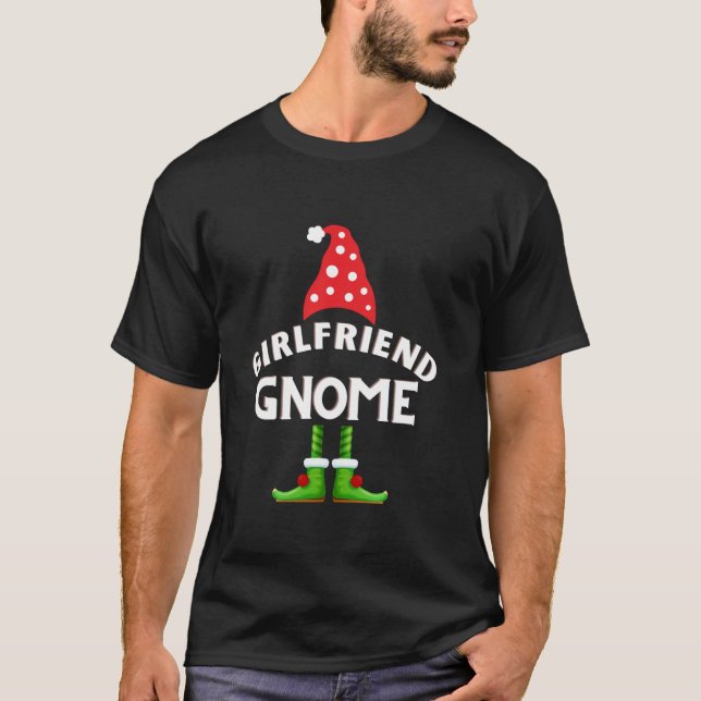 Camiseta December Holidays Family Fashion Gnomes Girlfriend (Anverso)