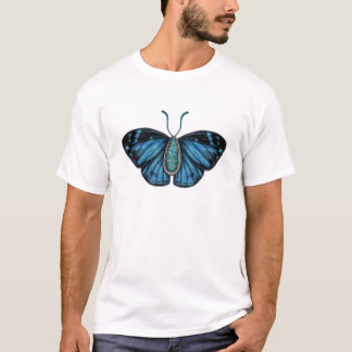 Camiseta December Turquoise Common Gem Butterfly Art