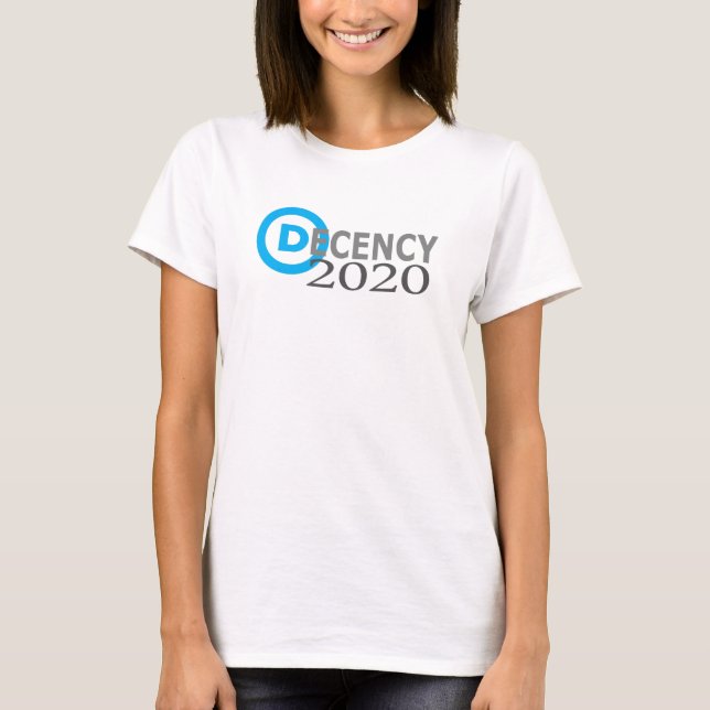 Camiseta Decencia 2020 (Anverso)