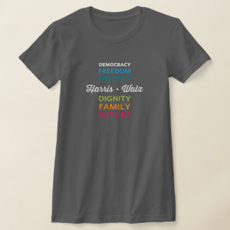 Camiseta Decencia democrática Kamala Harris Walz T-Shirt