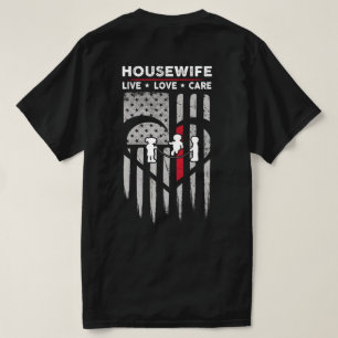 Camiseta Decepción de la esposa del hogar de la bandera est