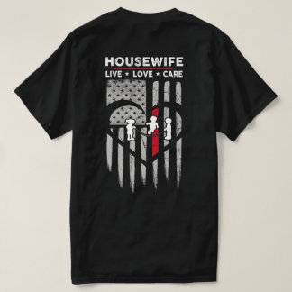 Camiseta Decepción de la esposa del hogar de la bandera est