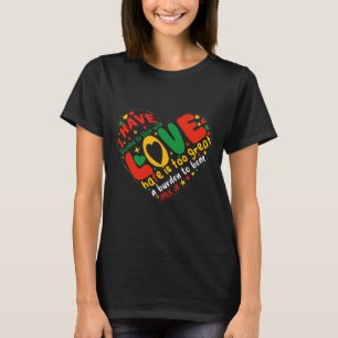 Camiseta Decidí Stick Love Black Power Black History Mon