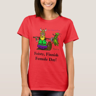 Camiseta decidida del día del St. Urho finlandés
