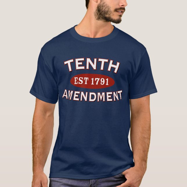 Camiseta Décima enmienda Est 1791 (Anverso)