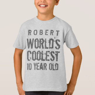 Camiseta Décimo cumpleaños del A09 más frío del mundo
