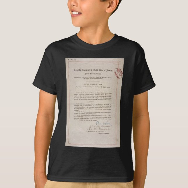 Camiseta Décimo octava enmienda de la prohibición (Anverso)