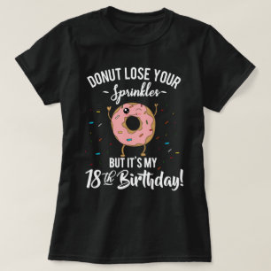 Camiseta décimo octavo Fiesta divertido de BDay del buñue