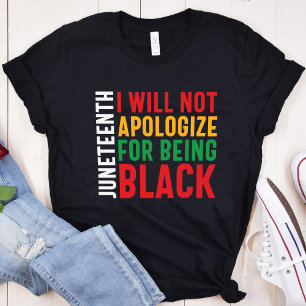 Camiseta Décimo orgullo negro africano