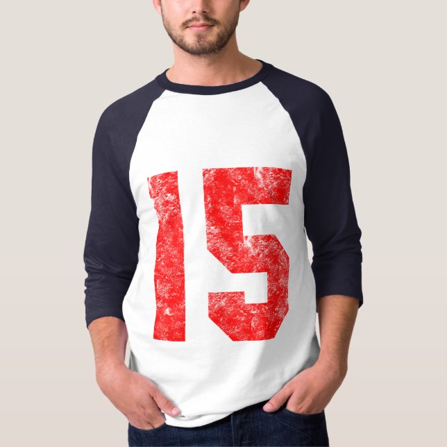 Camiseta décimo quinto Regalos de cumpleaños (Anverso)