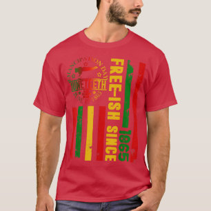 Camiseta Decimoctava bandera africana libre de Ish desde ne