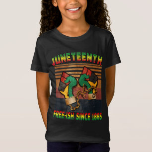 Camiseta Decimoctava Bandera Libre desde la historia negra 