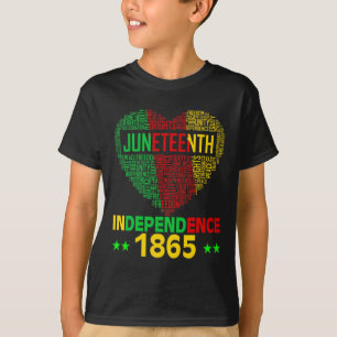 Camiseta Decimoctava historia negra en el corazón de mujere