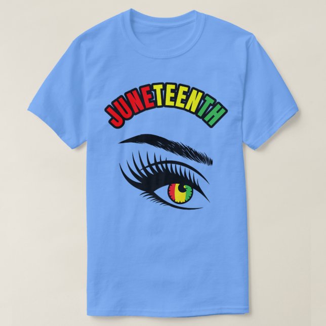 Camiseta Decimoctava Historia Negra Hombres Mujeres Niños P (Diseño del anverso)