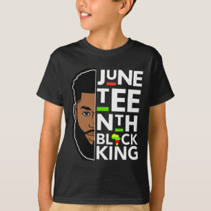 Camiseta Decimoctavo Black Bruh King Melanin Padre Hombres