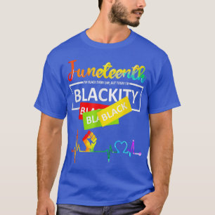 Camiseta Decimoctavo Blackity Heartbeat Black History Afric