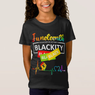 Camiseta Decimoctavo Blackity Heartbeat Black History Afric