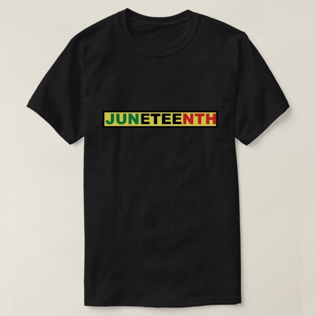 Camiseta Decimoctavo Día de la Independencia Negra (Diseño del anverso)