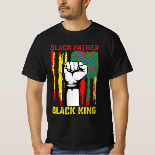 Camiseta Decimoctavo Día del Padre Negro: el Rey del Padre