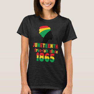 Camiseta Decimoctavo Free-ish desde 1865 Mujeres BlackHisto